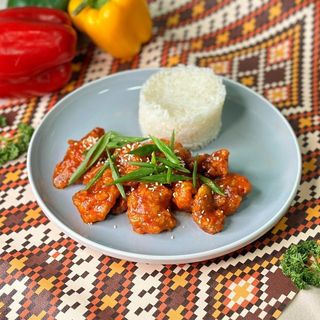 Телятина в кисло-сладком соусе