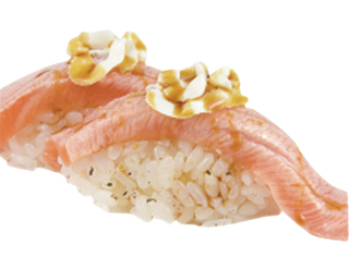 106. Nigiri sake arachidi 2 pezzi