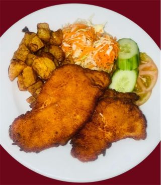 Pechuga de pollo empanada