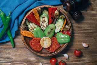 ბოსტნეული კეცზე