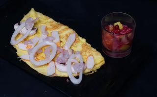 Omelette Sea Fruit