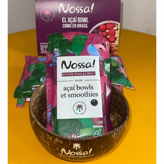 Pulpa de Açai ecológico (100gr) 10und (1kg)