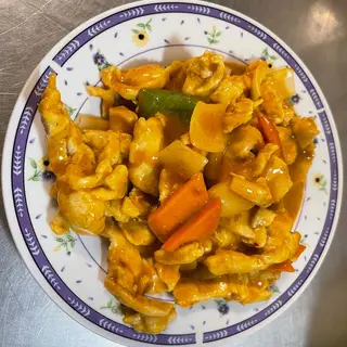 Pollo Con Salsa Satay 