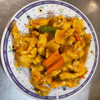 Pollo Con Salsa Satay 