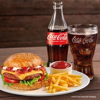 Menu x3 (Hamburger, Fritto, Bibita Coca-Cola e Dolce)