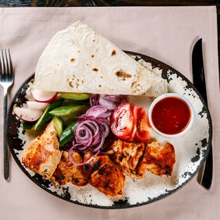 Шашлык из куриного филе