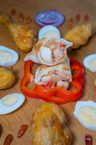 Empanada de pollo picante