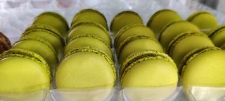 Macaron al pistacchio