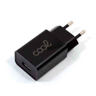 Cargador Red Universal Entrada 1 X Usb Cool 1.5 Amperios Negro