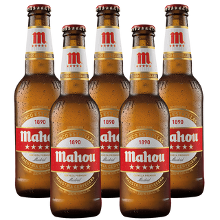 Cerveza Mahou 5 Estrellas (330 Ml.)