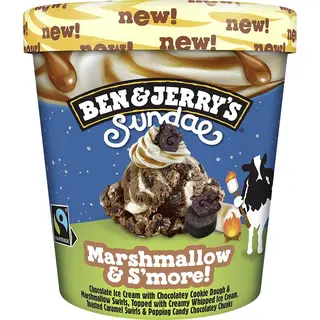 B&j's Sundae Marshmallow & S'more! 427 Ml