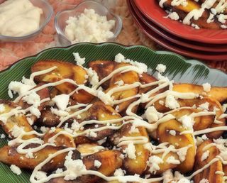 120 Tapa De Plátano Maduro Frito Con Queso Blanco