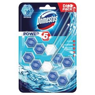 Kostka toaletowa power 5 ocean (2 x 55 g)  Domestos. 0.11кг