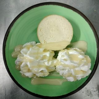 Coulant de chocolate blanco
