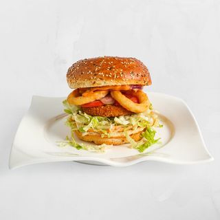 Burger Double Trouble s prženim krumpirom