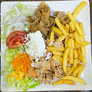 Plato Kebab Pollo con Queso