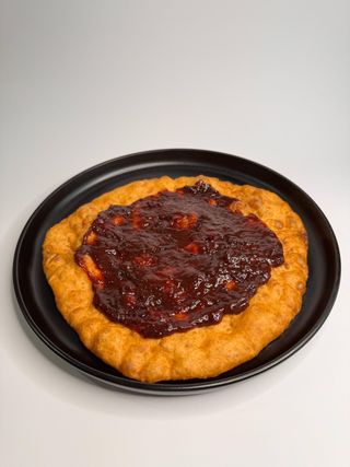 Langoș cu gem de prune