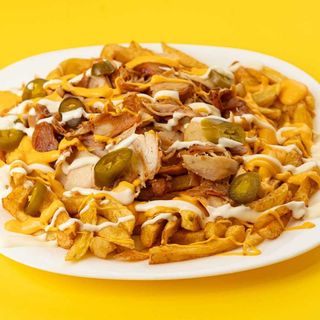 Loaded fries cu pui
