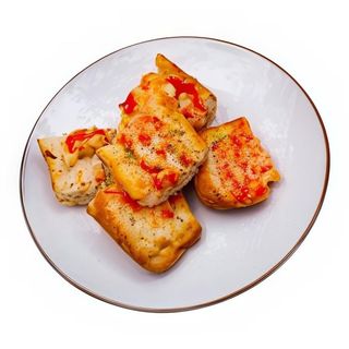 Pan De Ajo Con Tomate Y Jamón Serrano