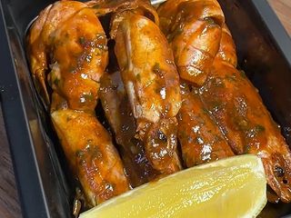 Аргентинська креветка у томатно-базиліковому соусі (5 шт)