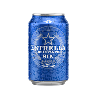 Estrella de Levante 0,0 Cerveza Lata 33 cl