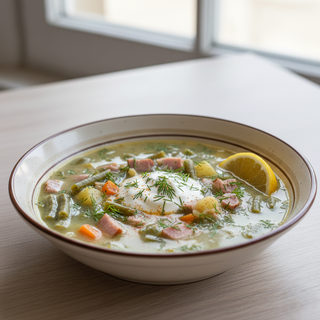 Ciorba de fasole verde