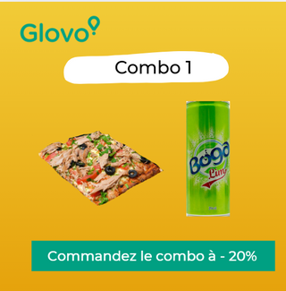 Combo 1/4 Plateau Pizza Neptune + Boga