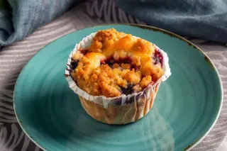 Muffin Pêra Canela