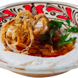 Fasole batuta la facalet cu ceapa crocanta 200g