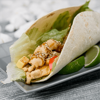 Тако з креветками темпура (180г)