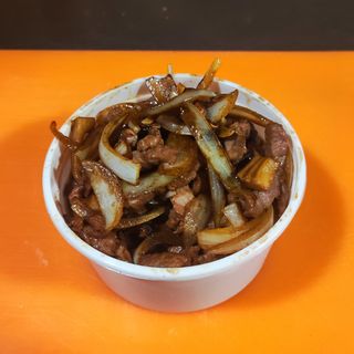 40. Ternera bambu setas