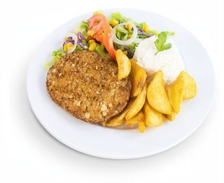 Hambúrguer Multicereais no Prato