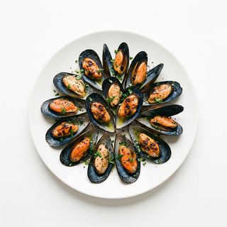 Mejillones A La Plancha