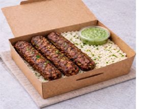 Sheekh Kebab Con Arroz