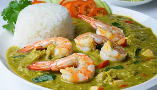 Krewetki Tiger w zielonym curry 350g