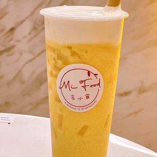 Tè verde con ananas e crema