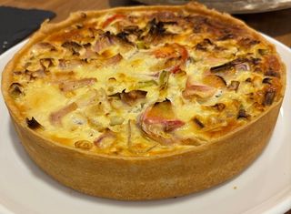 Quiche de salmón (para 6-8 personas)
