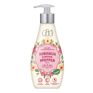 ფიტი ჭურჭლის სარეცხი თხევადი საშუალება ჰიბისკუსი და წითელი წიწაკა 400 მლ