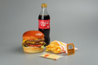 Комбо Чизбургер говяжий двойной