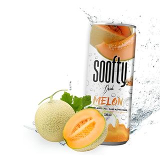 Soofty Melon, apa cu aroma de pepene galben 330ml