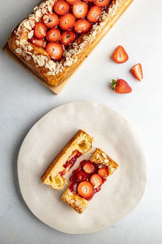 Клубничный пирог