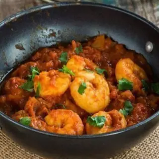 Madras Con Crevette