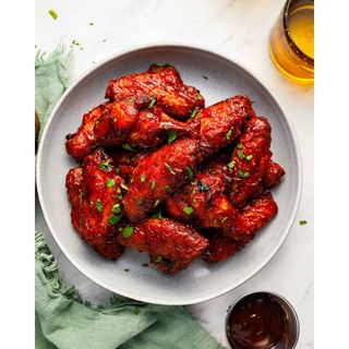 Two Pairs Of Spicy Chicken Wings
