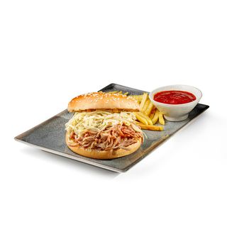 Burger pulled pork
