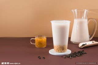 Clásico de té de jazmín con leche (m)