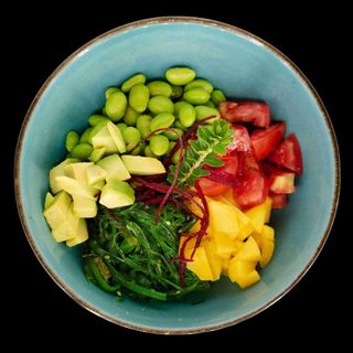 Pokè mizu vegetariano