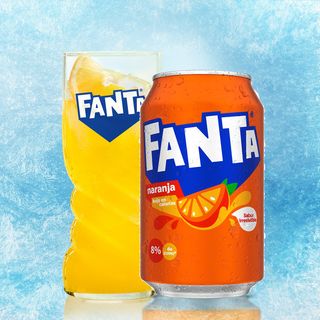 Fanta Naranja lata 330ml.