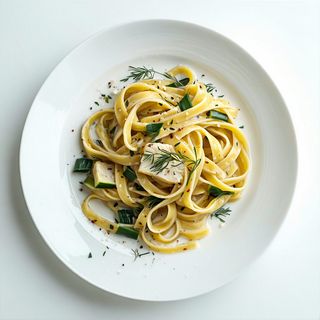 Tagliolini nocchie, finocchi e varnelli