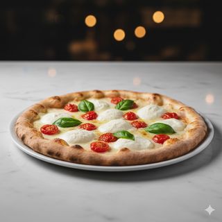 Mozzarella di bufala e pomodoro pachino tonda