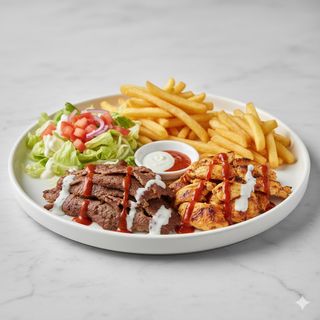 13. Plato Doble Con Arroz